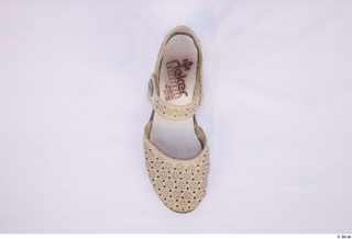 Hanane Clothes  327 beige perforated strap buckle shoes casual…